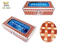 Brown Grid Aluminium Alloy Shoe Cover Machine 