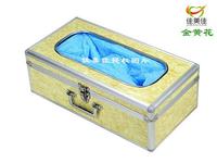 Gold Yellow Flower Aluminium Alloy Shoe Cover Dispenser 