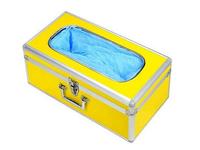 Yellow Aluminium Alloy Shoe Cover Machine 