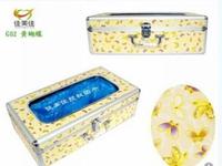 Yellow Butterfly Aluminium Alloy Shoe Cover Machine 