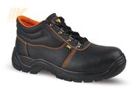 Black Action Leather Steel S1P Safety Boots KSF0025