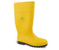 Yellow PVC Upper Steel S5 Safety PVC Boots KSF0035