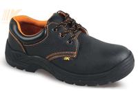 Black Action Leather Steel S1P Safety Shoes KSF0066