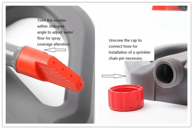360 Reg Rotary Plastic Water Sprinkler