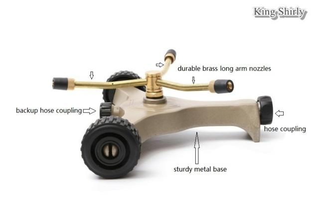 Metal 3 Arm Water Sprinkler W