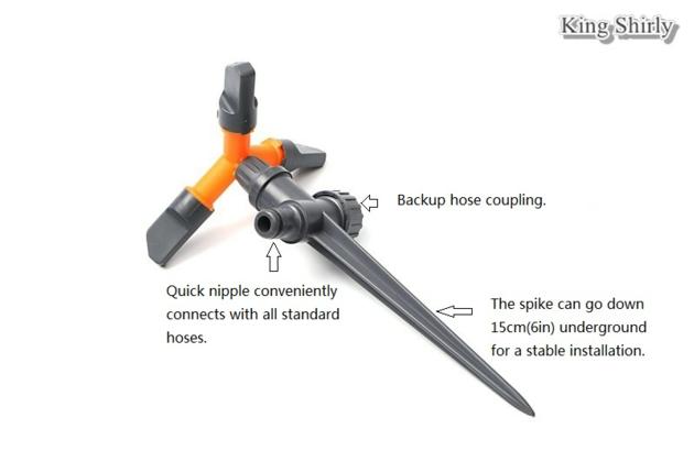 360 Uml Rotary Plastic Water Sprinkler