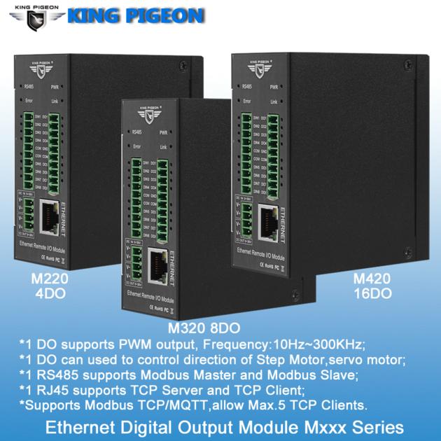 M160T Industrial Ethernet MQTT Modbus IO Module