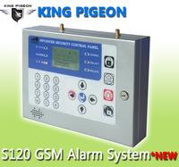 New office alarm LCD Menu.Industry GSM alarm S120 protect you asset.This GSM Alarm system refer to f