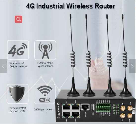 R40 4G Industrial Wireless Wifi Openvpn