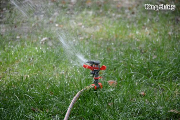 Plastic Pulsating Water Sprinkler On Spike