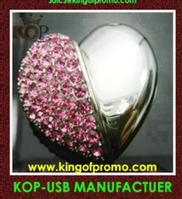 jewelry heart usb flash drive