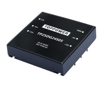 regulated Dual Output DC/DC Converters 25W pcb mount power supply 