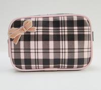 Cute leather cosmetic bag
