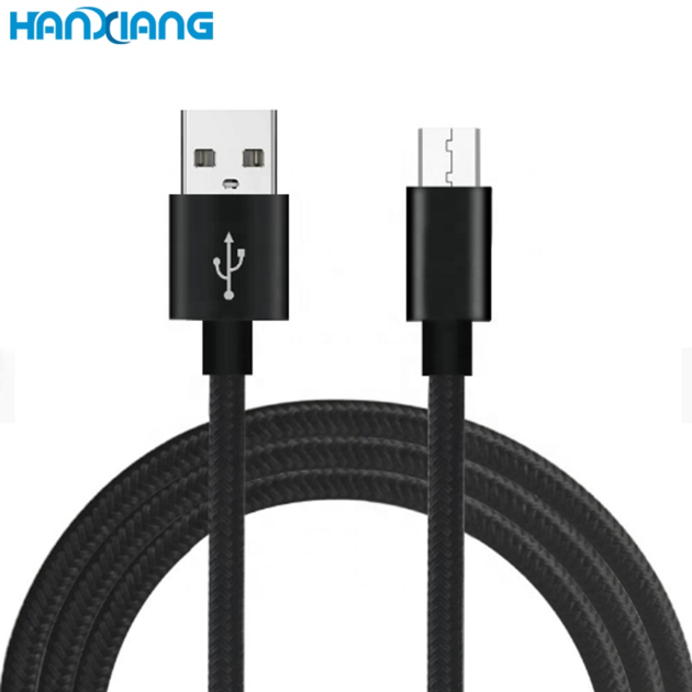 2020 Hot Selling Amazon Colorful Nylon Braided usb data cables for iphone for type c 