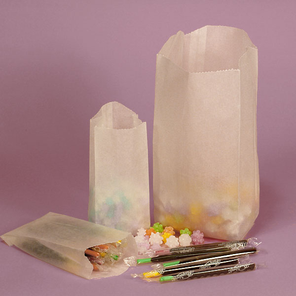 White paper bag for cookies 