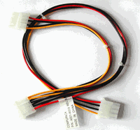 6 inch 4 Pin Molex to SATA Power Cable Adapter