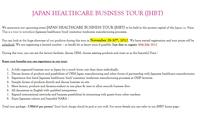 Japan Healthcare Business Tour