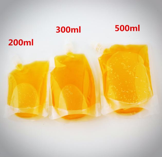 ziplock reusable food spout pouch / juice drink spout pouch bag/liquid stand up pouch with spout pac