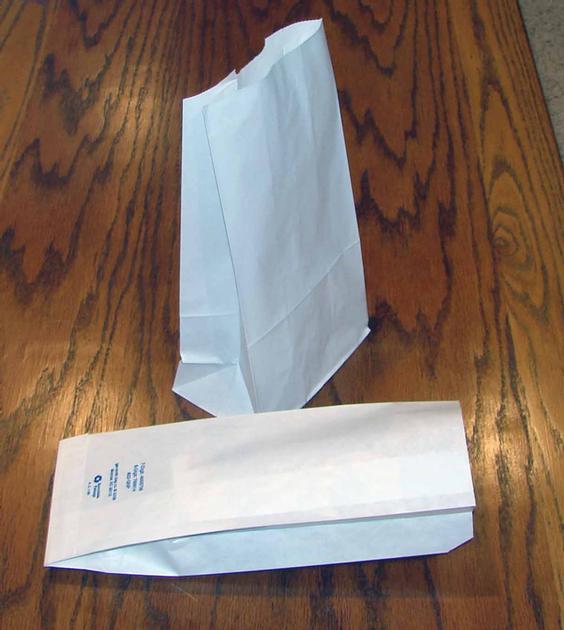 White paer bag for medicine store 