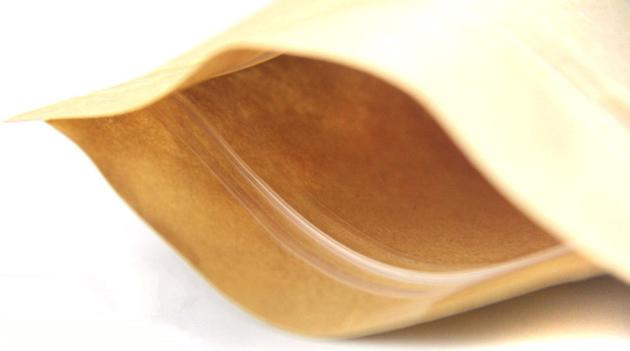 200g capacity Kraft paper standup bag no window