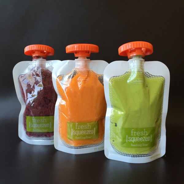Spouted bag juice horizontal stand up pouch