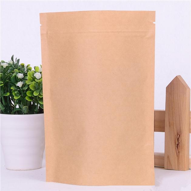  150g capacity Kraft paper standup bag no window