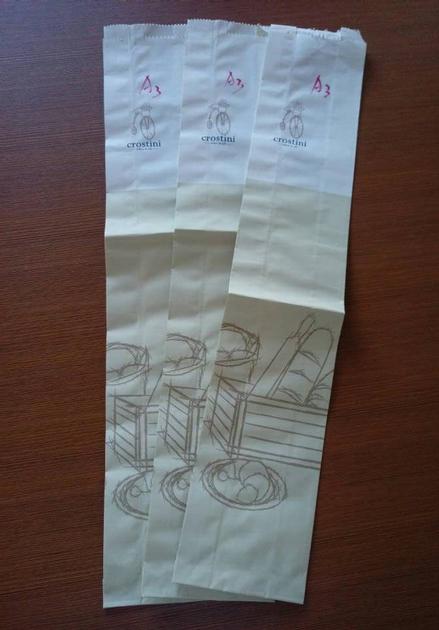 French Baguettes packaging kraft paper bag 