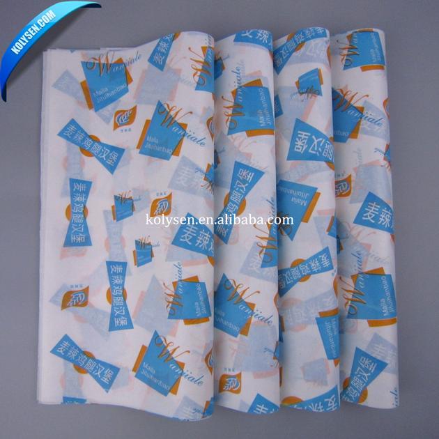 Fast Consumer Food Packaging Greaseproof Paper