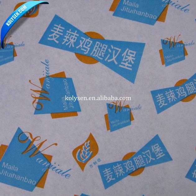 Fast Consumer Food Packaging Greaseproof Paper