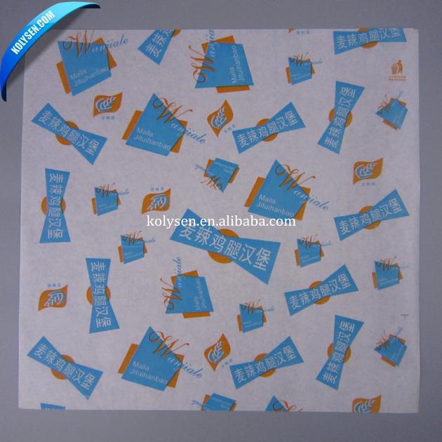 Fast Consumer Food Packaging Greaseproof Paper