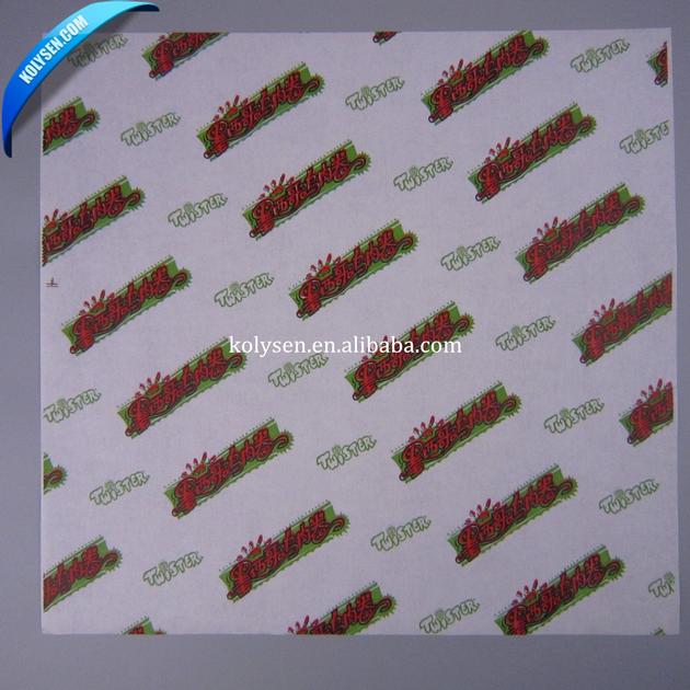 Printed Greaseproof Paper For Wrapping Oily