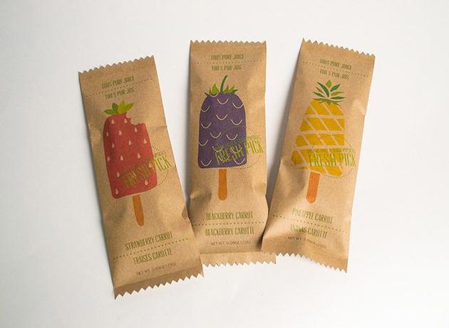 Popsicle packaging bag with printing 