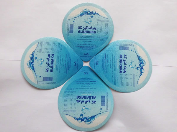 Preformed roll plastic lid film rolls