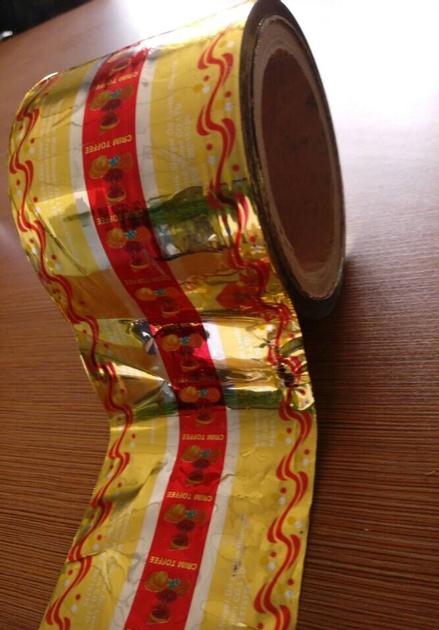 twist colorful film for candy and snack wrapping