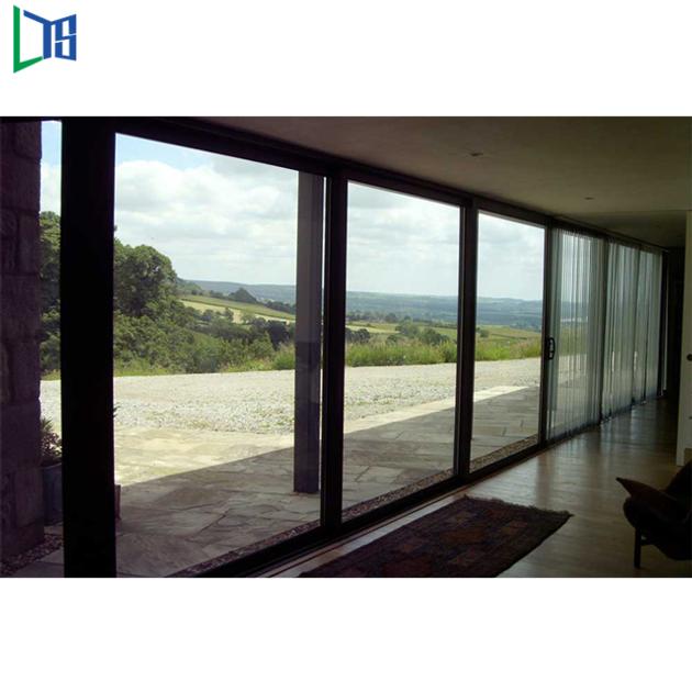 Balcony / Kitchen Aluminium Sliding Doors Soundproof Japanese Style For Hospital