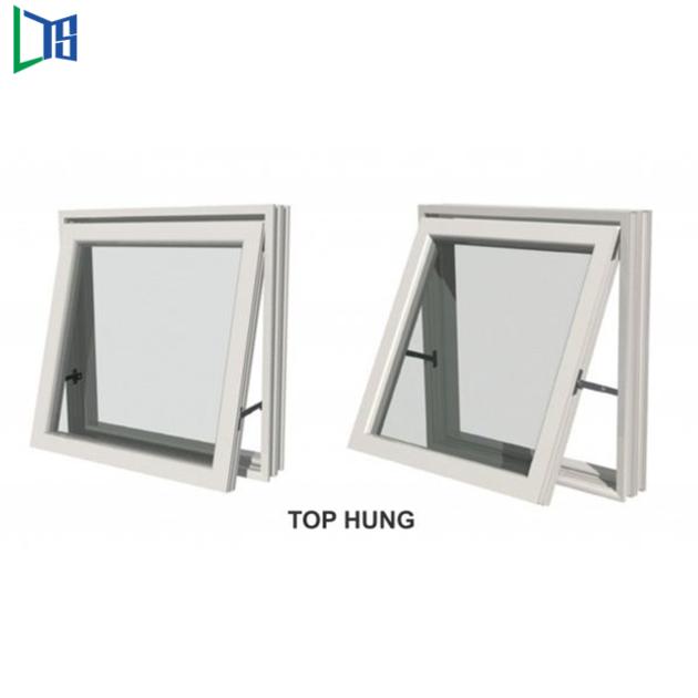 Residential Double Glazed Aluminium Awning Windows Wind Resistance Easy Install