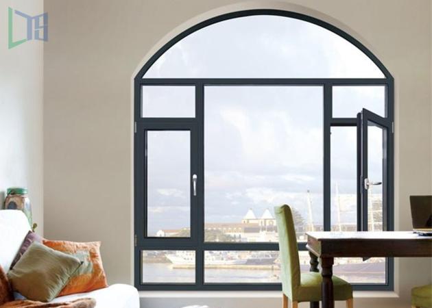Powder Coating Aluminum profile glass window/Casement (Swing) Window
