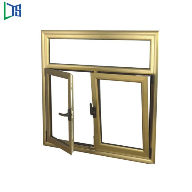 Low - E Aluminium Tilt And Turn Windows Double Glazed With Anti Theft Performance