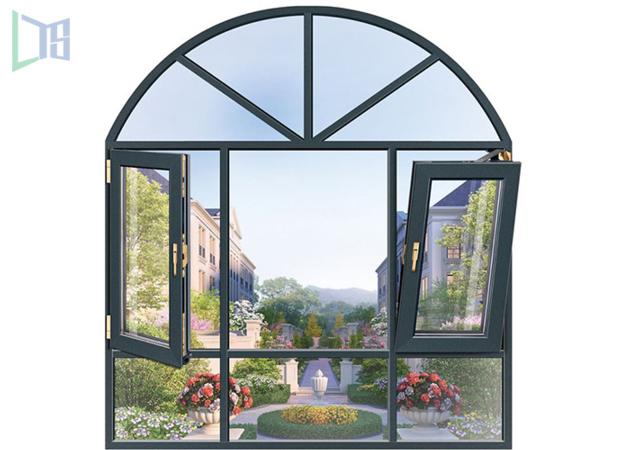 Powder Coating Aluminum Profile Glass Window