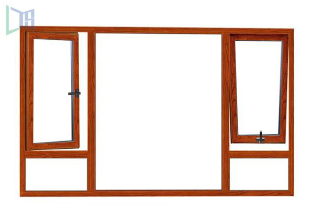 Powder Coating Aluminum Profile Glass Window