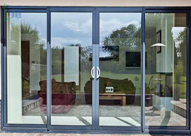 Automatic System Aluminium Sliding Doors Heat