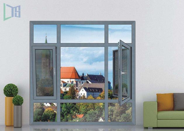 International Style Aluminum Glass window/double glazing Casement window