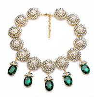 Pearl necklace, bridal jewelry necklace set