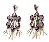 Metal feather earrings,customized metal earrings,earrings