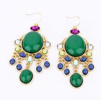 Safe alloy earrings,Gemstone earrings,stud earrings,big earring
