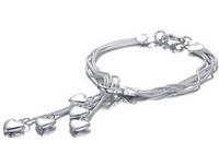 Sterling silver bracelet,Gemstone Beaded Bracelet, 925 silver jewellery