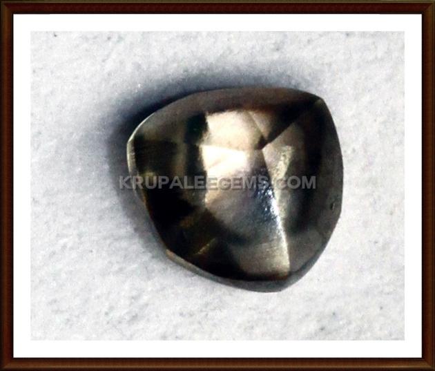 Flat shape industrial diamond,flat shape brown rough diamond