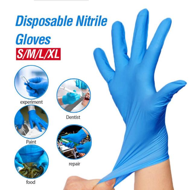 Nitrile Gloves, Disposable Medical Examination Nitrile Gloves Price: $0.02/pc