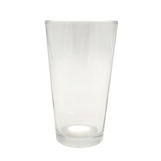 Big Funnel Glass Mug Transparent Frosted