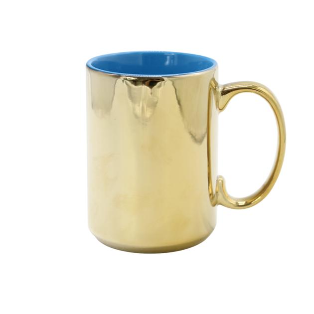 High Quality Multicolor Ceramic Electroplated Mug